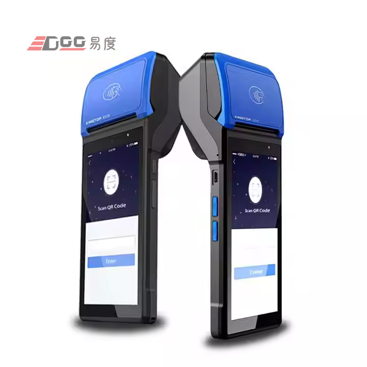 EDOO VS50 Android 12 4G Wifi NFC 5.5 Inch Smart POS Terminal Handheld POS System Barcode Scanner Bil