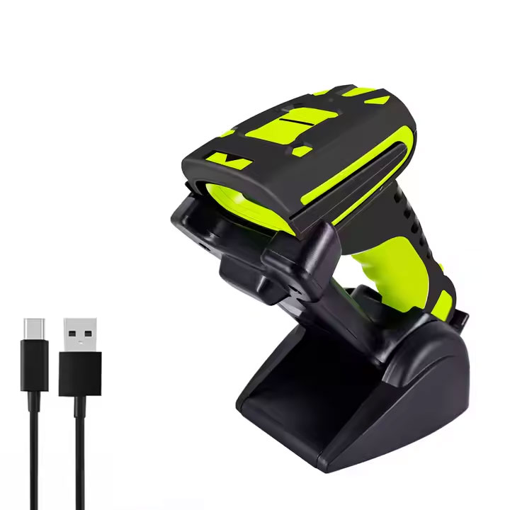 W50 Edoo Industrial Grade Desktop Barcode Scanner USB 1D 2D Handle for Supermarket Use in Stock