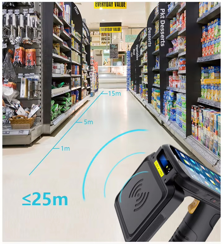 EDOO M83 UHF RFID Rugged Wireless PDA with Android 12 Mobile Computer Data Terminal Including Barcode Scanner in Stock