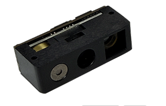 Miniature industrial barcode scanner module for industrial tablets, capable of reading DPM industria
