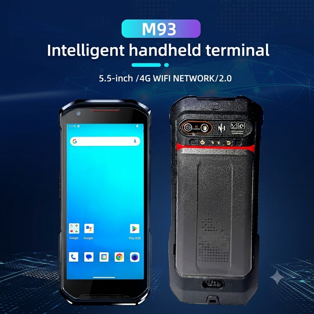 Android PDA with NFC RFID and 2D Barcode Scanner for Industrial Data Collection